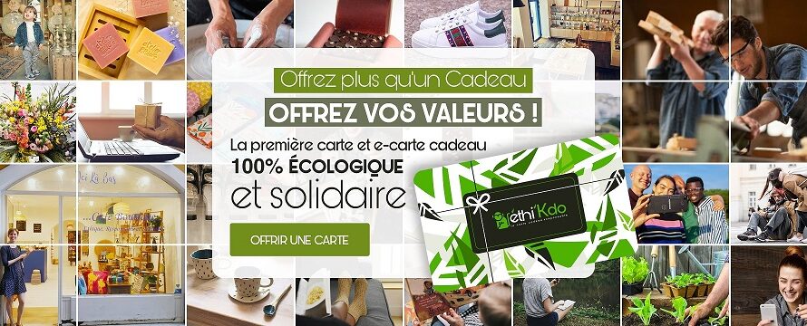 Colleo recommande la carte cadeau solidaire éthi’Kdo